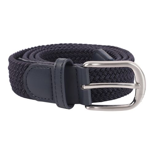 Cinturón casual Sfera azul navy texturizado para hombre