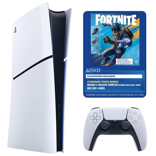 Bundle PlayStation 5 slim digital version 825GB Fortnite Flowering Chaos