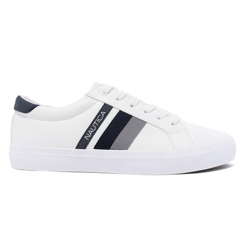 Zapato deportivo casual Nautica blanco para hombre