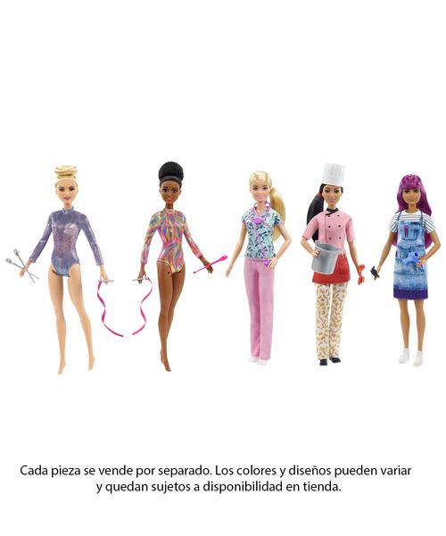 Muñeca Barbie Profesiones con Accesorios (1 unidad)