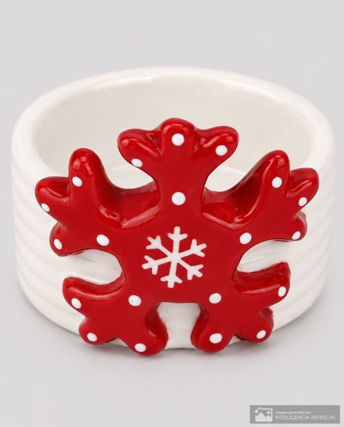 Portavelas navideño 6.4 x 5.7 x 4.2 cm