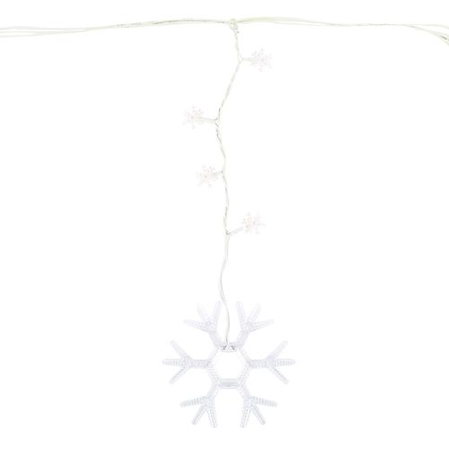 Luces cascada 70 con forma de copo de nieve