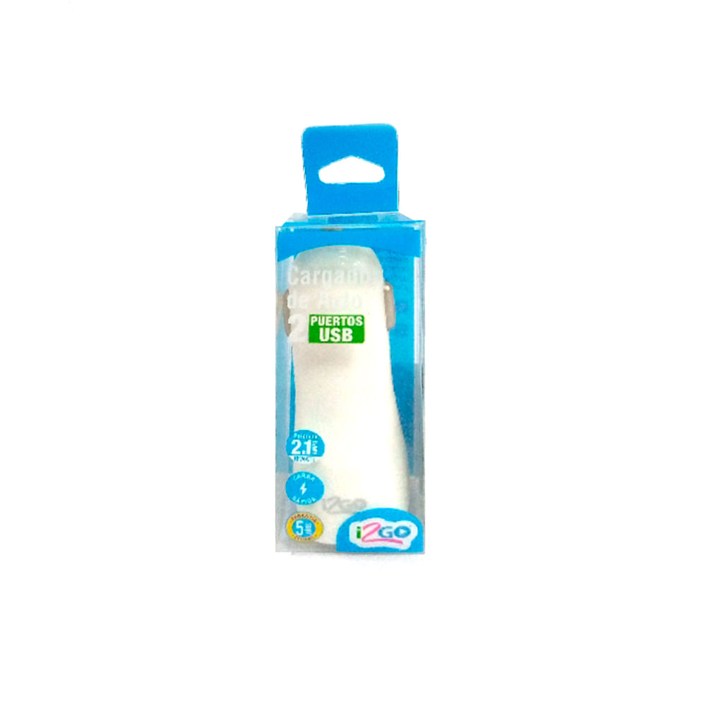 Cargador de carro doble usb 3.1amp surtido