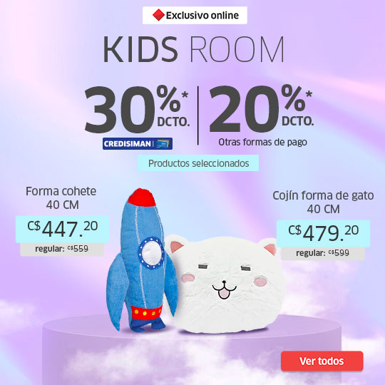 KIDS ROOM: 30% CS / 20 % OFP OFP 