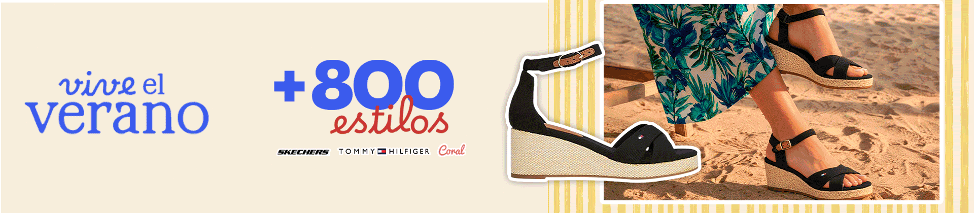 Más de 800 estilos de zapatos