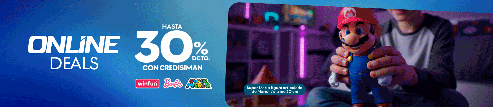 Hasta 30% de descuento en juguetes