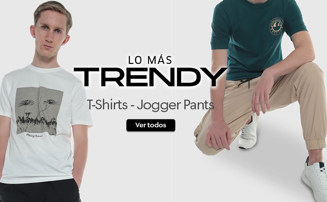 LO MAS TRENDY |T-SHIRTS Y JOGGER PANTS