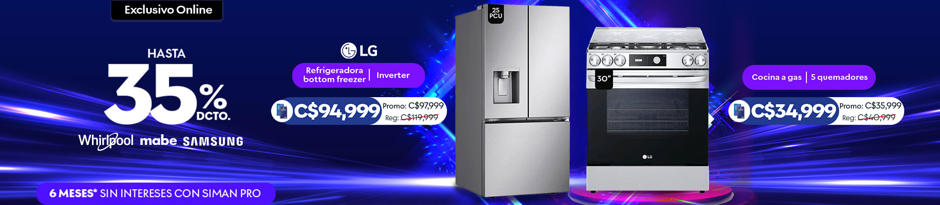 Hasta 35% de descuento