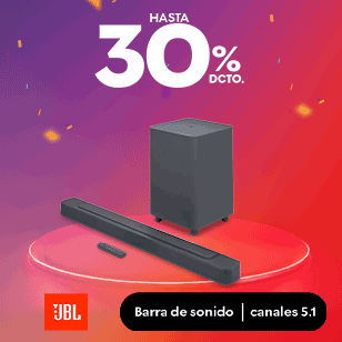 Bocinas y barras de sonidos hasta 30% de descuento